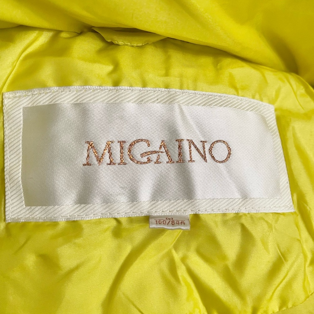 Women Winter Hooded Quilted Light Portable Down Coat Yellow Outerwear Size S/M - Picture 11 of 16